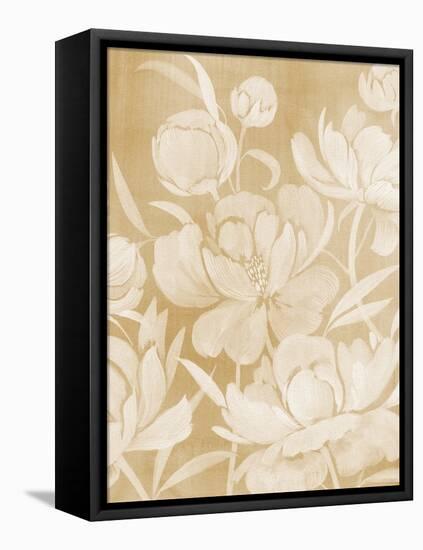 Neutral Peonies II-Grace Popp-Framed Stretched Canvas