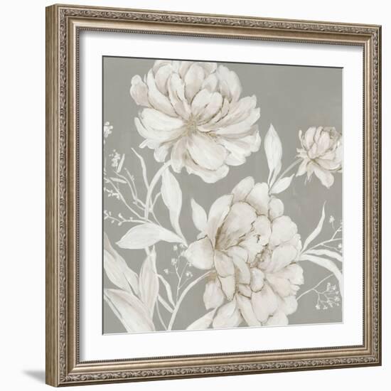 Neutral Peony II-Asia Jensen-Framed Art Print