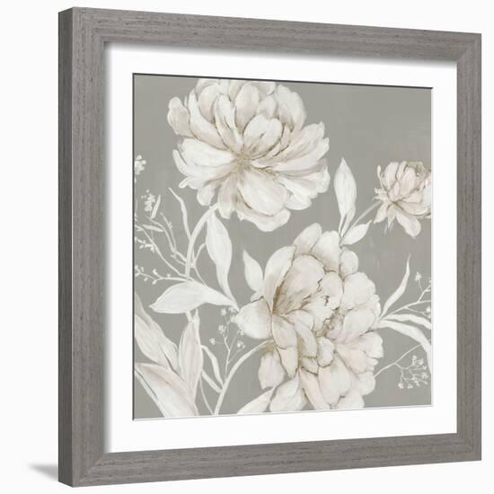 Neutral Peony II-Asia Jensen-Framed Art Print