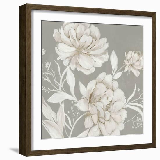 Neutral Peony II-Asia Jensen-Framed Art Print