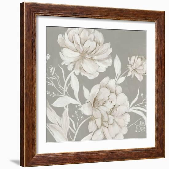 Neutral Peony II-Asia Jensen-Framed Art Print