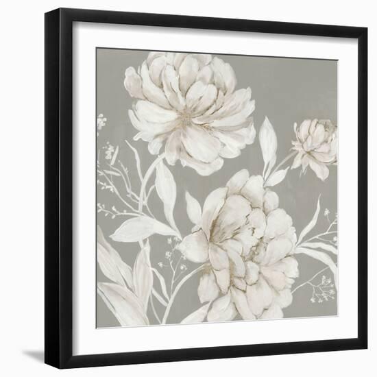 Neutral Peony II-Asia Jensen-Framed Art Print