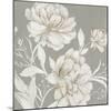 Neutral Peony II-Asia Jensen-Mounted Art Print