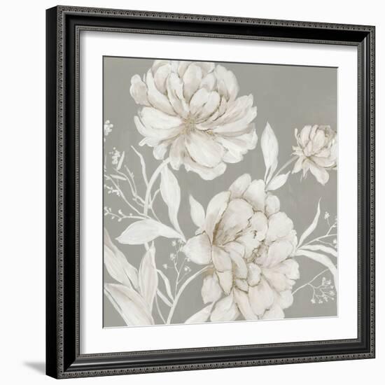 Neutral Peony II-Asia Jensen-Framed Art Print