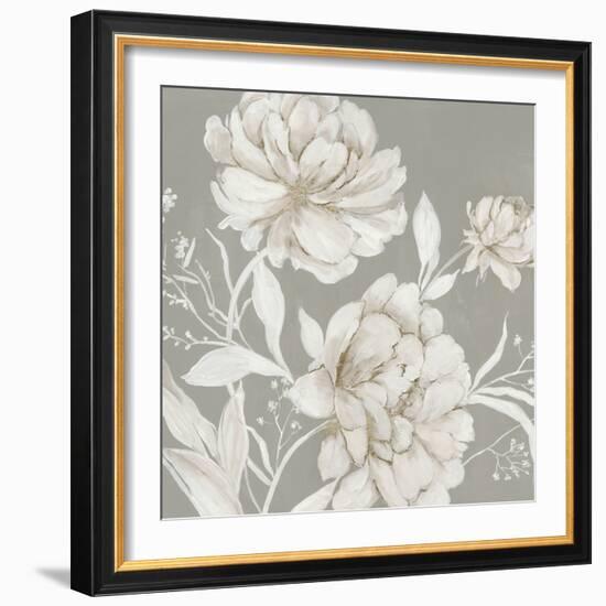 Neutral Peony II-Asia Jensen-Framed Art Print