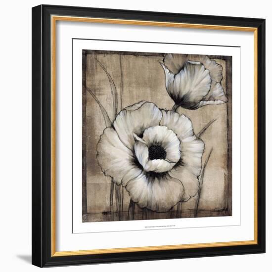 Neutral Poppies I-Tim O'toole-Framed Art Print