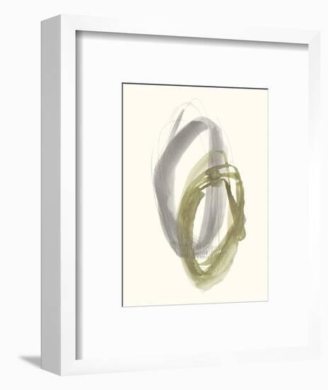 Neutral Rounds II-Jennifer Goldberger-Framed Art Print