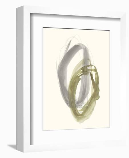 Neutral Rounds II-Jennifer Goldberger-Framed Art Print