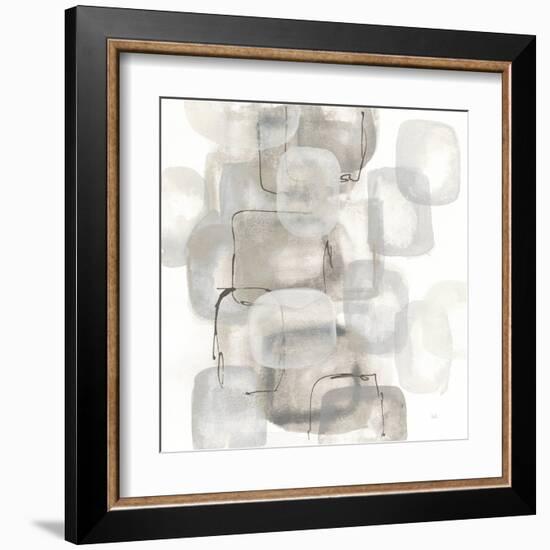 Neutral Stacking I White-Chris Paschke-Framed Art Print