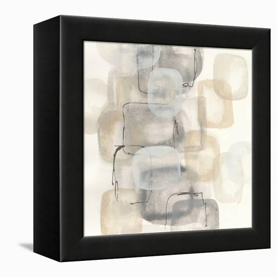 Neutral Stacking I-Chris Paschke-Framed Stretched Canvas