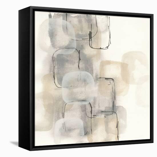 Neutral Stacking II-Chris Paschke-Framed Stretched Canvas