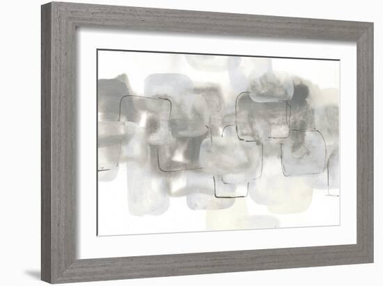 Neutral Stacking III White-Chris Paschke-Framed Art Print