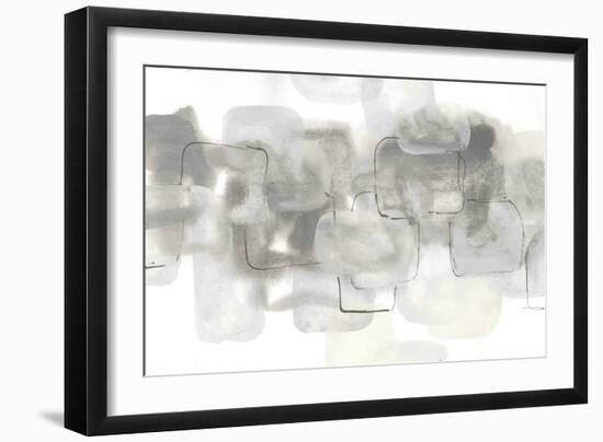 Neutral Stacking III White-Chris Paschke-Framed Art Print