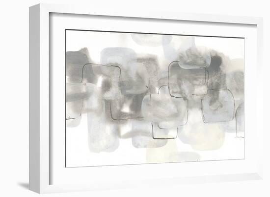 Neutral Stacking III White-Chris Paschke-Framed Art Print