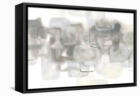 Neutral Stacking III White-Chris Paschke-Framed Stretched Canvas