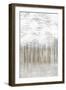 Neutral Staggered Lines II-Jennifer Goldberger-Framed Art Print