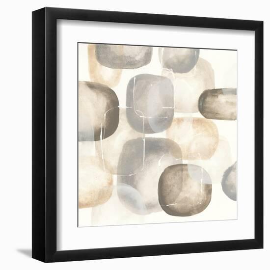 Neutral Stones III-Chris Paschke-Framed Art Print