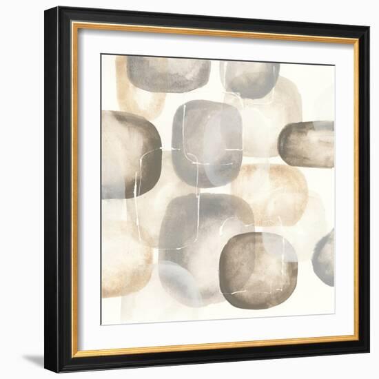 Neutral Stones III-Chris Paschke-Framed Art Print