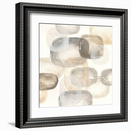 Neutral Stones IV-Chris Paschke-Framed Art Print