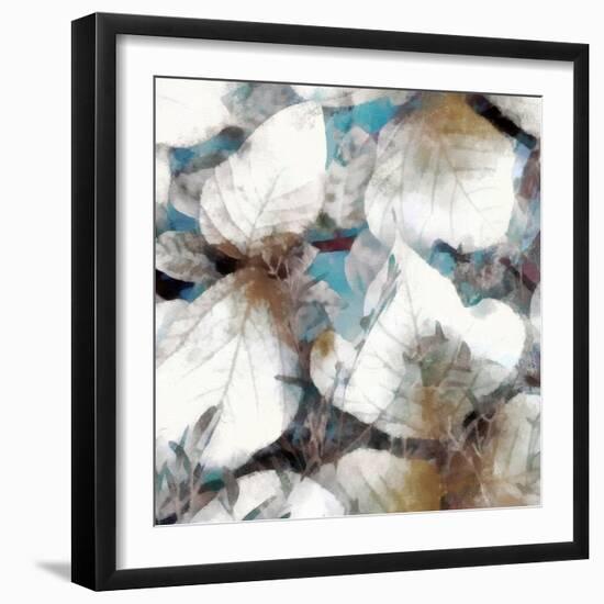 Neutral Summer Leaves III-Alonzo Saunders-Framed Art Print