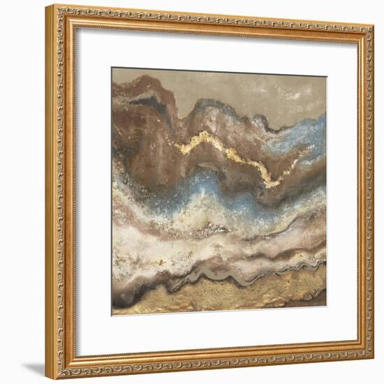 Neutral Tierra Square-Patricia Pinto-Framed Art Print