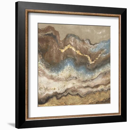 Neutral Tierra Square-Patricia Pinto-Framed Art Print