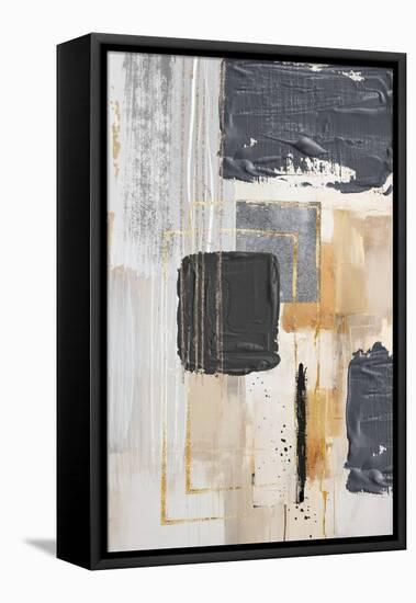 Neutral with Grey 1-Sally Ann Moss-Framed Premier Image Canvas
