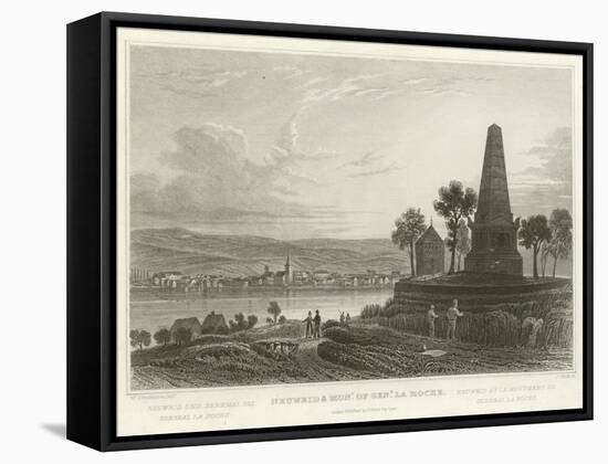 Neuweid and Monument of General La Hoche-William Tombleson-Framed Premier Image Canvas