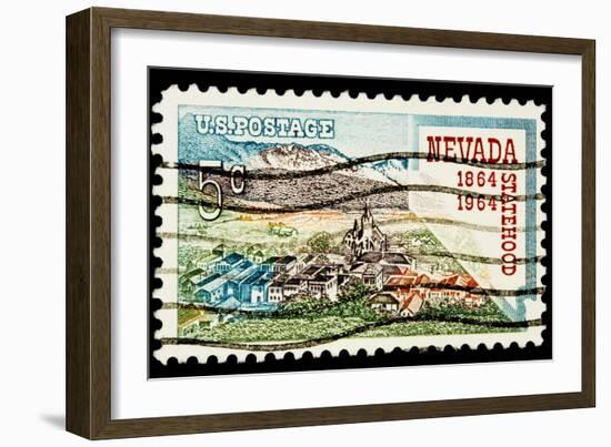 Nevada 1964-LawrenceLong-Framed Art Print