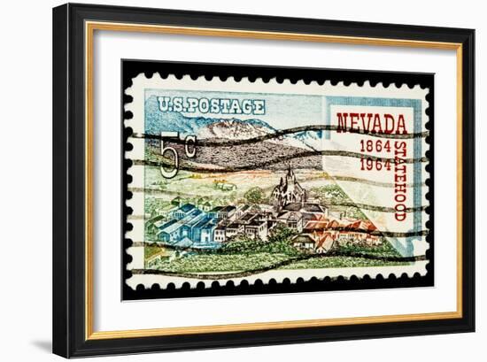 Nevada 1964-LawrenceLong-Framed Art Print