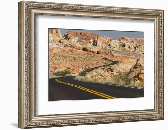 Nevada, Clark County, Valley of Fire State Park. Rainbow Vista Area-Brent Bergherm-Framed Photographic Print