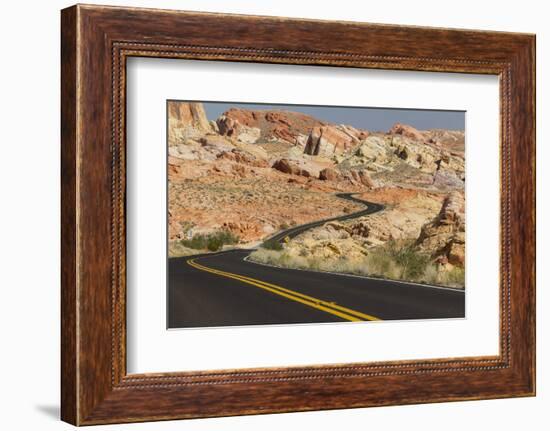 Nevada, Clark County, Valley of Fire State Park. Rainbow Vista Area-Brent Bergherm-Framed Photographic Print