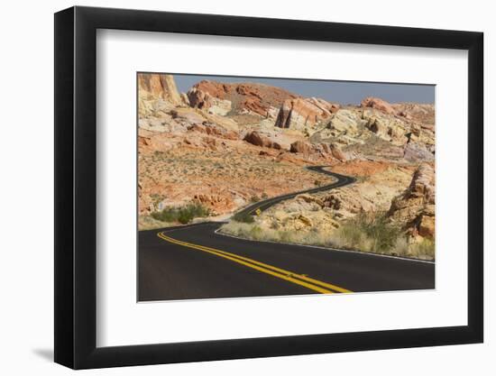 Nevada, Clark County, Valley of Fire State Park. Rainbow Vista Area-Brent Bergherm-Framed Photographic Print