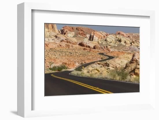 Nevada, Clark County, Valley of Fire State Park. Rainbow Vista Area-Brent Bergherm-Framed Photographic Print