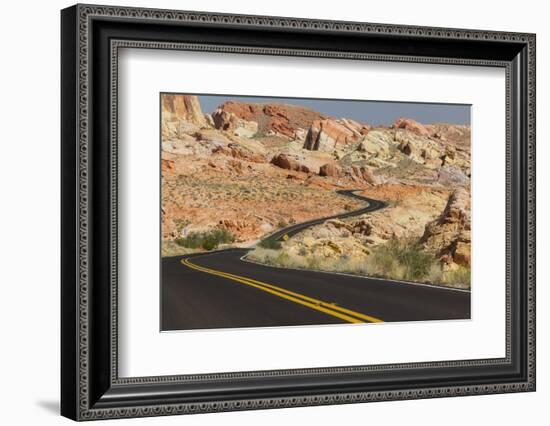 Nevada, Clark County, Valley of Fire State Park. Rainbow Vista Area-Brent Bergherm-Framed Photographic Print