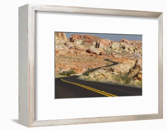 Nevada, Clark County, Valley of Fire State Park. Rainbow Vista Area-Brent Bergherm-Framed Photographic Print