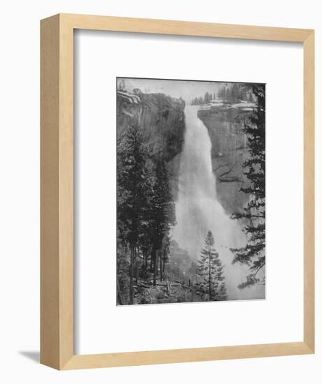 'Nevada Fall in the Yosemite Valley', 19th century-Unknown-Framed Photographic Print