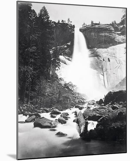 Nevada Fall, Yosemite-Carleton E Watkins-Mounted Giclee Print