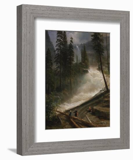 Nevada Falls, Yosemite, 1872 or 1873-Albert Bierstadt-Framed Giclee Print