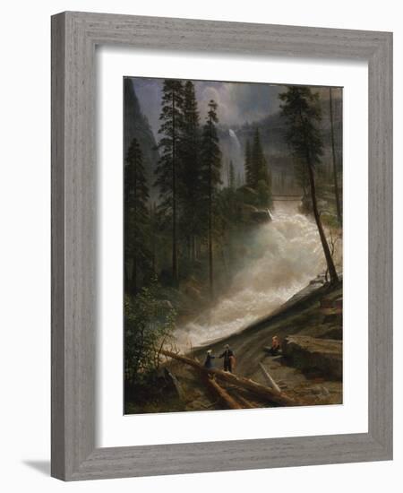 Nevada Falls, Yosemite, 1872 or 1873-Albert Bierstadt-Framed Giclee Print