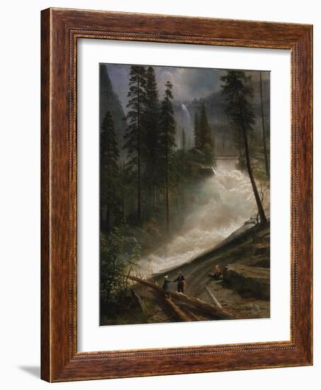 Nevada Falls, Yosemite, 1872 or 1873-Albert Bierstadt-Framed Giclee Print