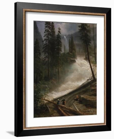 Nevada Falls, Yosemite, 1872 or 1873-Albert Bierstadt-Framed Giclee Print