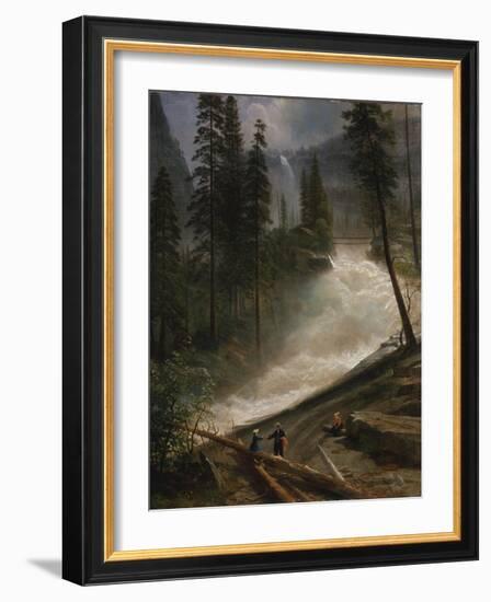 Nevada Falls, Yosemite, 1872 or 1873-Albert Bierstadt-Framed Giclee Print