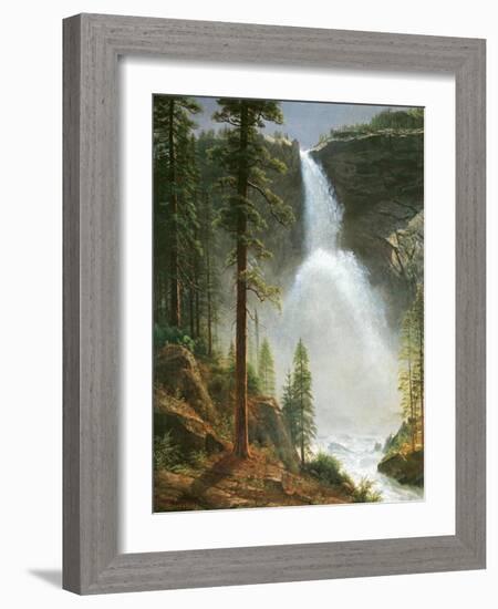 Nevada Falls-Albert Bierstadt-Framed Art Print