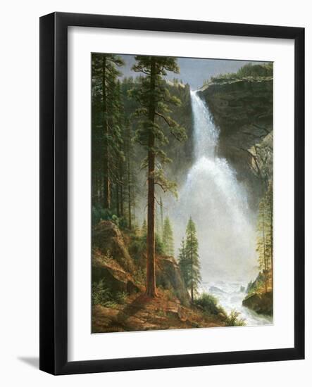 Nevada Falls-Albert Bierstadt-Framed Art Print