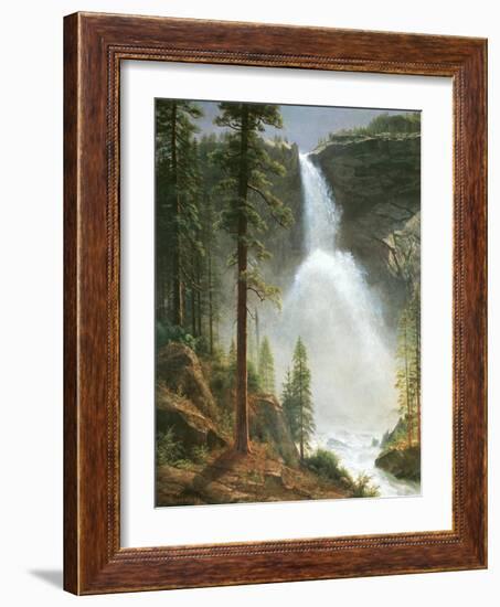 Nevada Falls-Albert Bierstadt-Framed Art Print