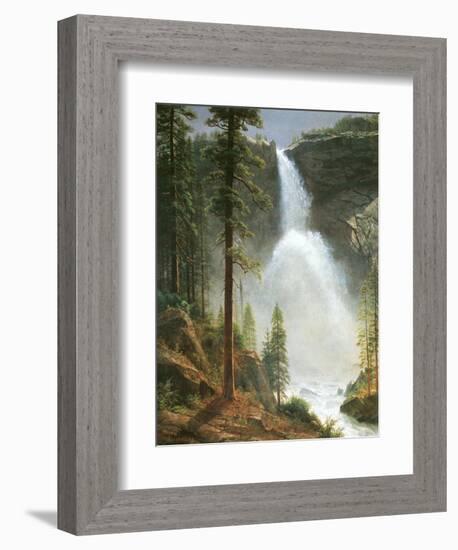 Nevada Falls-Albert Bierstadt-Framed Art Print