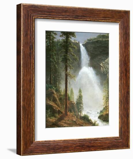 Nevada Falls-Albert Bierstadt-Framed Art Print