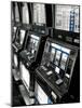 Nevada, Las Vegas, Mccarran International Airport, Slot Machines, USA-Walter Bibikow-Mounted Photographic Print