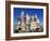 Nevada, Las Vegas, Statue of Liberty and New York New York City Skyline Reproduction, USA-Christian Kober-Framed Photographic Print